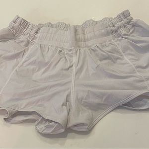 Size 10 Lululemon White Shorts
